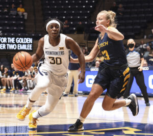 WVU women's basketball team uses strong second half to down Michigan State